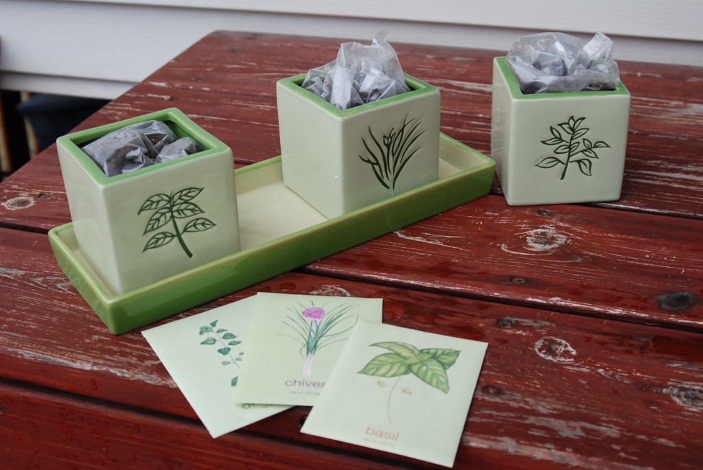 ceramic herb garden