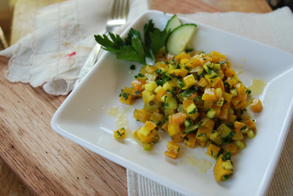 golden beet tartare